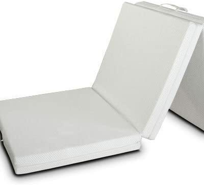 Matelas pliant futon EvergreenWeb, gain de place, lit simple 80 x 200 cm