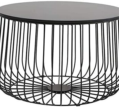 HHGO canapé noir table d'appoint basse pratique table basse ronde moderne côté chambre chevet personnalisé coin salon petit appartement table d'appoint (couleur: A)