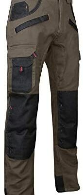 Pantalon LMA Bicolore Poche Genou Tourbe