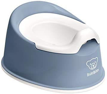 Bassin intelligent BABYBJÖRN, bleu foncé/blanc