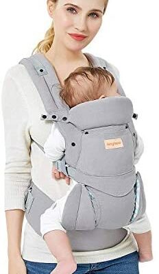 Porte-bébé ergonomique Premium Hipseat Porte-bébé respirant multi-positions réglable bébé nouveau-né petits enfants (coton)