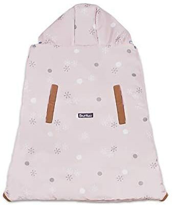 SONARIN Housse universelle toutes saisons pour porte-bébé, housse de protection, doublure amovible, coupe-vent, imperméable, housse d'hiver (rose)