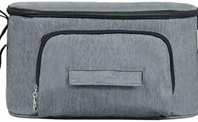 Sac bébé multifonctionnel, sac de rangement pour poussette, sac à langer suspendu, étanche, universel (gris)