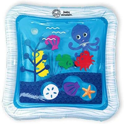 Baby Einstein, Coussin d'eau gonflable Ocean Of Discovery, 6 flotteurs, idéal pour s'allonger