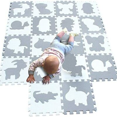 MQIAOHAM bébé chambre mousse brique bébé tapis de sol enfants eva étage épaississement jeu enfants jouer activités chambre coussin activités animal épaississement zone activités blanc gris G301018-P058BH