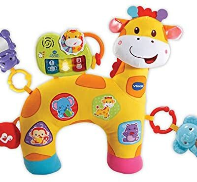 Oreiller d'activité musicale VTech, jaune - Version FR