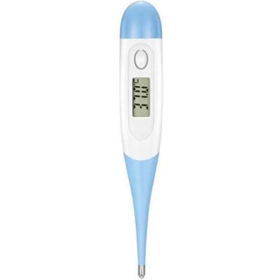 Thermomètre électronique souple HK-902 Portable lavable sans mercure Affichage LCD numérique Haute sensibilité Outil de mesure de la température du bureau à domicile