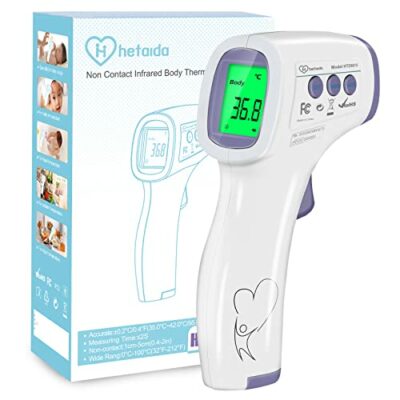 Thermomètre frontal pour adultes, thermomètre infrarouge pour enfants, thermomètre sans contact, écran LCD, fonction mémoire, modèles d'objets et de corps, alerte de fièvre, mesures rapides et précises