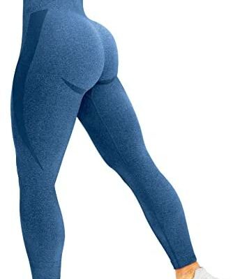 HIGORUN Legging sans couture pour femme Taille haute Fitness Yoga Leggings