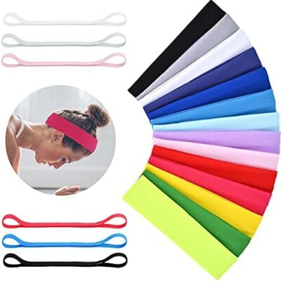 Bandeau de sport pour dames Bandeau en coton de yoga Bandeau élastique bandeau élastique