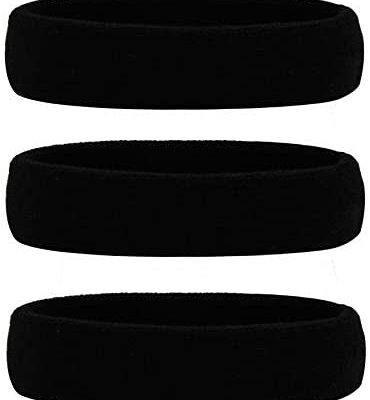 HANERDUN bandeau de cheveux de sport bandeau de cheveux élastique pour hommes et femmes bandeau de cheveux de sport en coton anti-dérapant anti-humidité