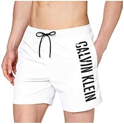 Calvin Klein Boxer moyen à cordon de serrage pour homme (lot de 2)