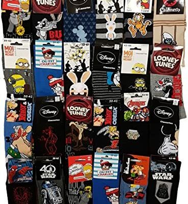 Chaussettes Disney. Lot de chaussettes Fantasy Licensing - Assorties par photo Models Arrival -