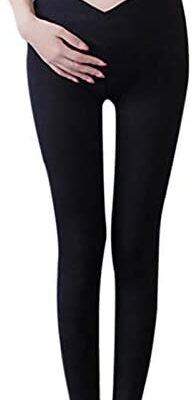 Chaconak Maternité Leggings Mode Jogger Pantalon Plus La Taille Sportswear Maternité Leggings Opaque Leggings Maternité Pantalon Taille Élastique