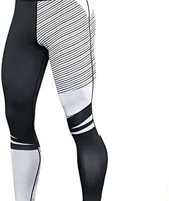 Pantalons de sport légers pour hommes Leggings Pantalons longs Running Fitness Pantalons de compression Leggings à séchage rapide Skinny Leggings respirants Convient pour l'entraînement Jogging Cyclisme Course à pied