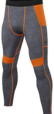 Pantalons de survêtement pour hommes Leggings noirs Pantalons de sport en lycra Course à pied Jogging Cyclisme Running Leggings Fitness Pantalon de compression Leggings à séchage rapide Long