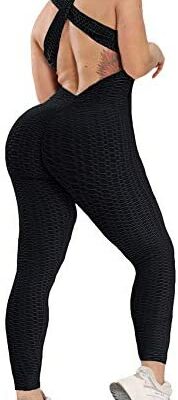 ORANDESIGNE Sports Jumpsuit Dames Sexy Jogging Fitness Anti-Cellulite Compression Leggings Romper Workwear Butt Lift Slim Yoga Pantalon