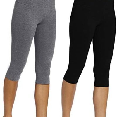 iloveSIA® Legging de sport pour femme Pantalon opaque Yoga Fitness Capri Leggings