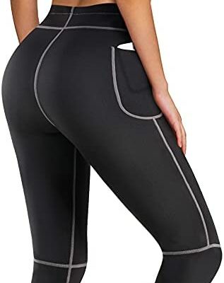 Bingrong pantalons de survêtement femmes sport Slim Shorts Anti-Cellulite néoprène Sauna Leggings Yoga Fitness taille haute pantalon Slim