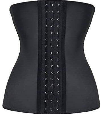 Everbellus Corset plat en latex pour femme