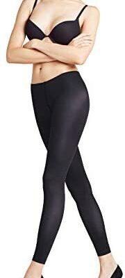 FALKE Pure Matt Leggings Femme Semi Opaque 50 Deniers Blanc Noir Plus de Couleurs Chaud Épais Taille Haute Hiver Sans Motif 1 Paire