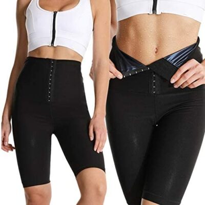 Shorts de sport pour femmes Leggings slim en néoprène Leggings de sauna Pantalons de perte de poids Sports Fitness