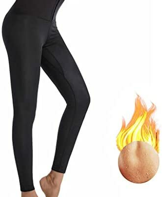 UTLJPW Legging Slim Fit Anti-Transpiration pour Femme, Taille Ajustable Leggings Slim Ceinture Slim Ventre Plat Effet Sauna pour Perte de Poids Jogging Yoga Exercice Fitness, 2XL, Noir