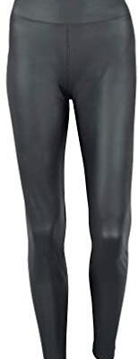 Sockenversandhandel.de Leggings sexy pour femmes, aspect cuir, taille haute, pantalon extensible.