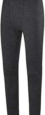 Black Crevice Legging mérinos pour homme I Sous-vêtement mérinos de haute qualité I Couche inférieure de ski 70 % laine mérinos et 30 % polyester (PES) I Legging mérinos thermorégulateur pour homme