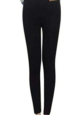 Dasongff Leggings en cachemire extra épais pour femme imprimé hiver laine velours legging thermique velours taille haute