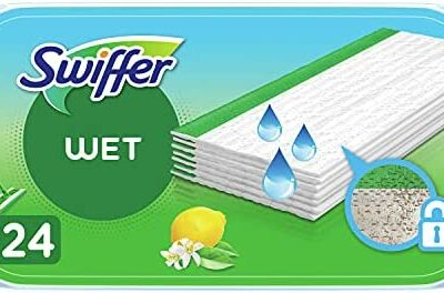 Swiffer Lingettes, 3 x 24 (72) lingettes de nettoyage pour balai Swiffer, collecteur de poussière, piège à poussière et saleté