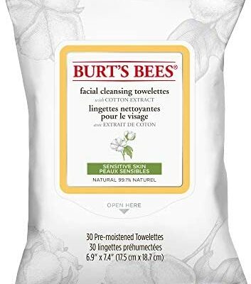 Burt's Bees Lingettes Nettoyantes Peaux Sensibles 30