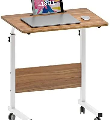 soges Support de bureau pour ordinateur portable avec roulettes 60 x 40 cm Table d'appoint pour ordinateur portable 05#3-60OK