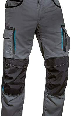 Uvex Tune Up Pantalon de travail pour homme - Pantalon cargo - Avec poches utilitaires et poches genoux rembourrées : Chantiers de construction - Carreleurs - Charpentiers - Électriciens - Plombiers - Peintres