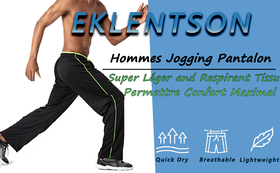 pantalons de jogging pantalons à glissière pour hommes