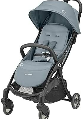 Maxi-Cosi Jaya, poussette légère et compacte, citadine, auto-pliante, de la naissance à 4 ans, jusqu'à 22 kg, basic grey (gris)