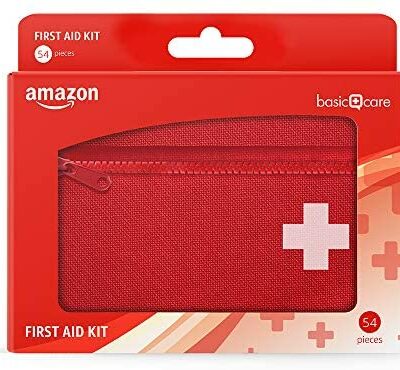 Amazon Basic Care - Trousse de premiers soins - 54 articles