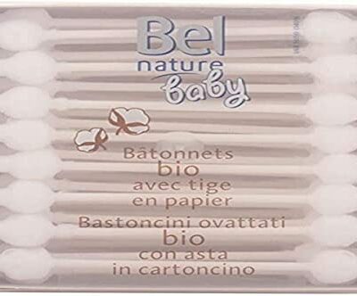 Bel Nature Barres de sécurité bio pour bébé, blanc, paquet de 60