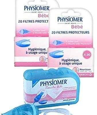 Mouche bébé Physiomer + Filtre de protection Physiomer 40