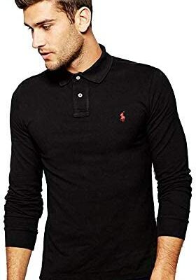 Ralph Lauren Polo Custom Slim Fit Polo à manches longues