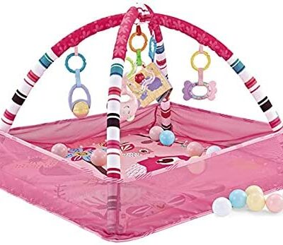 TAPIS DE JEU ET DE DÉVELOPPEMENT POUR BÉBÉ Tapis de jeu et de coup de pied sûr pour bébé Tapis de jeu pour bébé avec centre d'activités