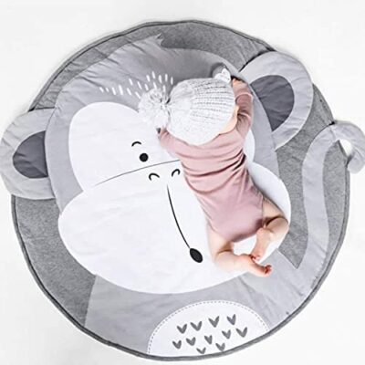 Tapis d'éveil bébé - Tapis de jeu pliable en coton - Sans odeur - Tapis de jeu bébé