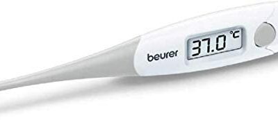 Beurer FT 13 Thermomètre numérique flexible, résistant à l'eau, avec alarme de fièvre optique et sonore, mesure confortable de la fièvre pour nourrissons, enfants et adultes