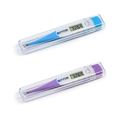 OROMED 2x ORO-FLEXI Thermomètres numériques | Thermomètres à pointe flexible | Mesures rapides et précises de la fièvre | Oral axillaire rectal | Produits pour nourrissons, enfants, adultes |