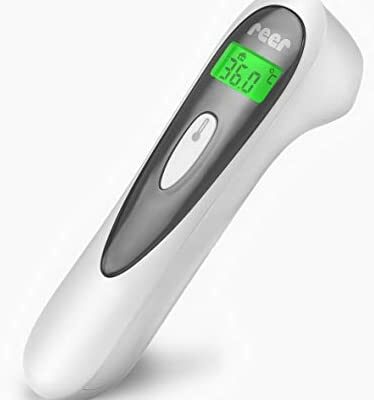 reer 3in1 Color Softtemp Thermomètre infrarouge sans contact Blanc, 1 pièce