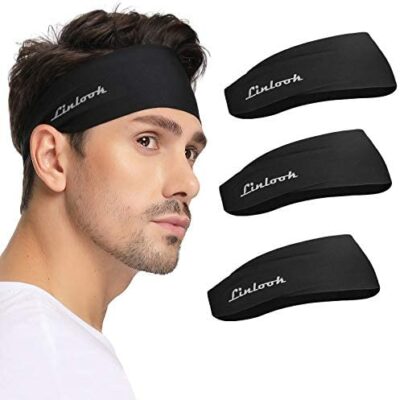 Bandeau pour homme et femme - Bandeau de sport bandana élastique pour la salle de sport, la course, le cyclisme, le yoga, le basket-ball, le football, le tennis