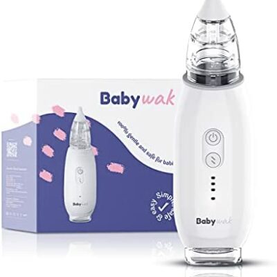 Baby Mouche Électrique 2022 (Nouveau Modèle) - Mouche Bébé - Mouche Bébé - Mouche Bébé - Mouche Bébé - Aspirateur Enfants avec 3 Embouts Réutilisables - Nettoyage Simplifié - Babywak