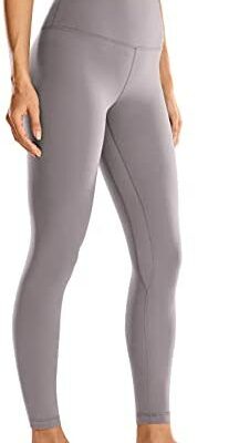 CRZ YOGA Legging de yoga taille haute pour femme avec poches - 63 cm