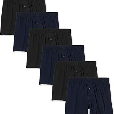 FM London Lot de 6 boxers confortables pour homme