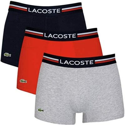 Boxers Lacoste homme (lot de 3)